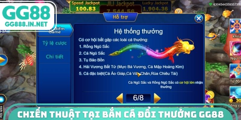 Chiến thuật tại bắn cá đổi thưởng GG88