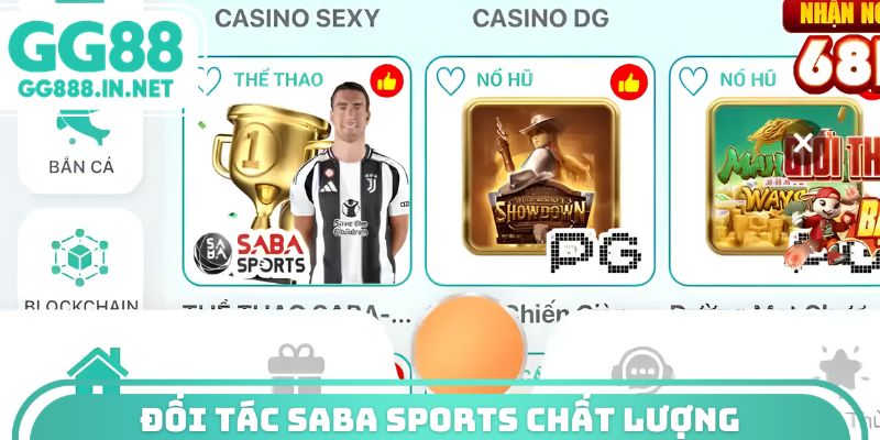 Đối tác SABA Sports chất lượng